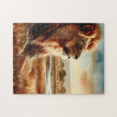 Aquarellion auf der Savannah Puzzle (Horizontal)