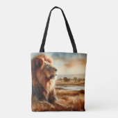 Aquarellion auf der Savannah Tasche (Rückseite)
