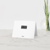 Aquarellkaktus blühende Wüstenkaktus Karte (Rückseite)