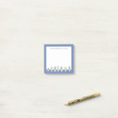 Aquarellkaktus in einer Reihe Post-it Klebezettel (Auf Schreibtisch)