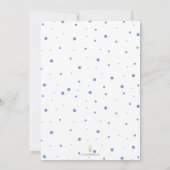 Aquarellkaktus Kinderdusche Einladung (Rückseite)