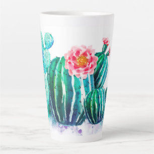 Aquarellkaktus Milchtasse