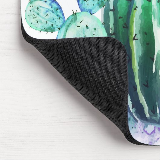 Aquarellkaktus Mousepad (Ecke)