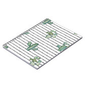 Aquarellkaktus nahtloses Muster Notizblock (Linke Seite)