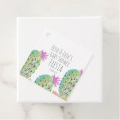 Aquarellkaktus Pflanze Handgemalte Kinderdusche Geschenkanhänger (Beispiel)