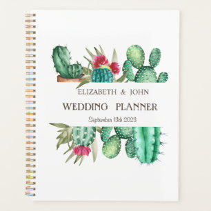Aquarellkaktus Polka Dots Planer