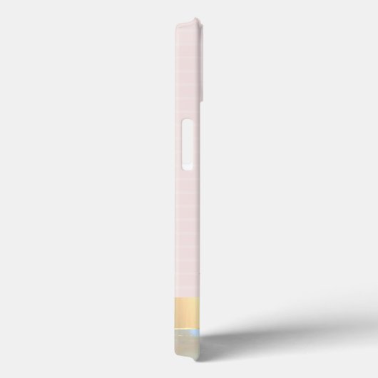 Aquarellkaktus, Sukkulente Blume Rosa Streifen Case-Mate iPhone Hülle (Rückseite / Rechts)