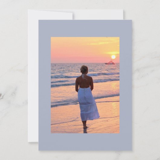 Aquarellkaktus Sukkulente Feier des Lebens Einladung (Rückseite)