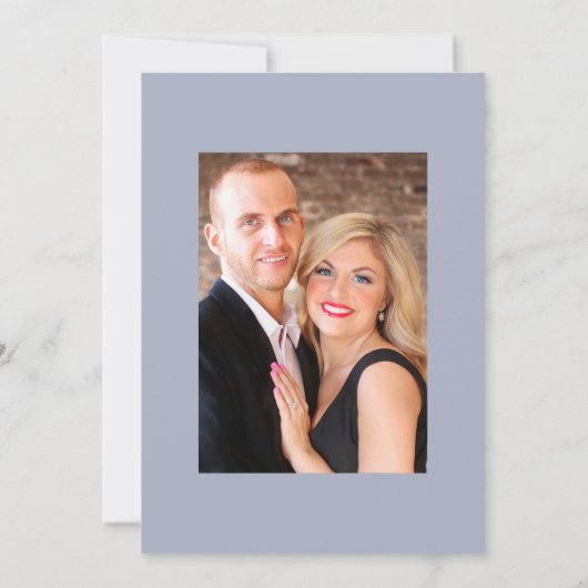 Aquarellkaktus Sukkulente Pflanze Hochzeitsstich F Save The Date (Rückseite)