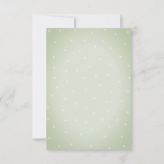 Aquarellkaktus, Sukkulents Dots Empfang Einladung (Rückseite)