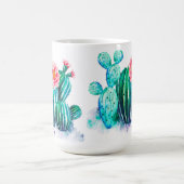 Aquarellkaktus Verwandlungstasse (Zentrum)