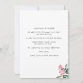 Aquarellkaktus Wir haben neue Zuhause-Bewegung Ankündigung (Rückseite)