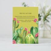 Aquarellkaktus Zuhause (Stehend Vorderseite)