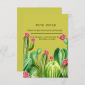 Aquarellkaktus Zuhause (Vorne/Hinten)