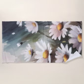 Aquarellkalben Strandtuch (Vorderseite)