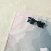 Aquarellkalben Strandtuch (Beispiel)