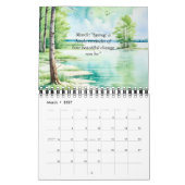 Aquarellkalender 2024 kalender (Mär 2027)