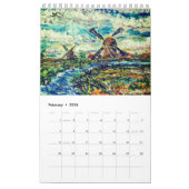 Aquarellkalender Art Malerei Kalender (Feb 2026)