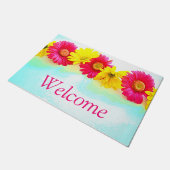 Aquarellkalk Begrüßungsmatte Fußmatte (Schrägansicht)