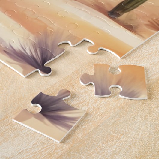 Aquarellkamel in magischer Nacht Puzzle (Seite)