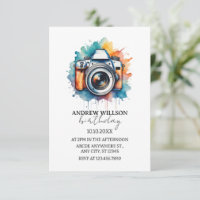 Aquarellkamera-Fotograf BIRTHDAY