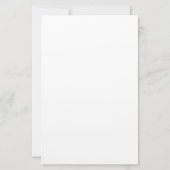 Aquarellkarotten niedliches Gemüse Briefpapier (Rückseite)