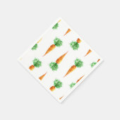 Aquarellkarottendruck Serviette (Ecke)