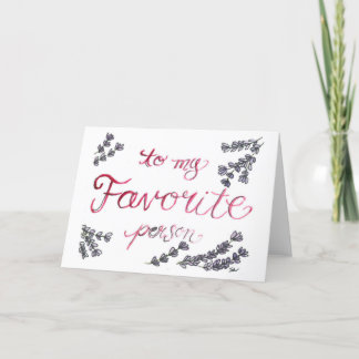 Aquarellkarte Dankeskarte