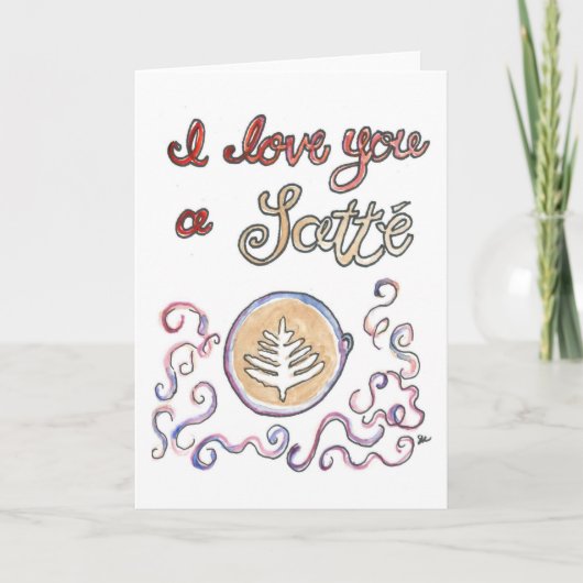 Aquarellkarte Dankeskarte (Vorderseite)