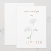 Aquarellkarte Einladung (Vorne/Hinten)