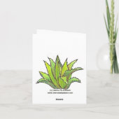 Aquarellkarte Karte (Rückseite)