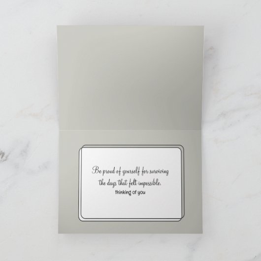 Aquarellkätzchen Karte (Innenseite)