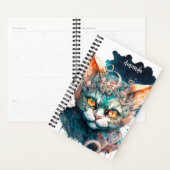 Aquarellkatze im Steampunkstil Planer (Anzeige)