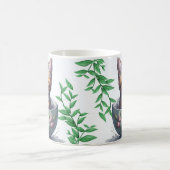 Aquarellkatze oder Kitten in einem Teacup Kaffeetasse (Mittel)