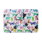 Aquarellkatzen Badematte (Vorderseite)