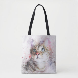 Aquarellkatzen Tasche