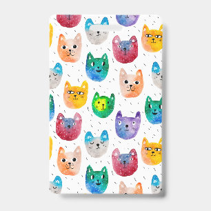 Aquarellkatzen und Freunde Ausweis