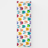 Aquarellkatzen und Freunde Banner (Vertikal)