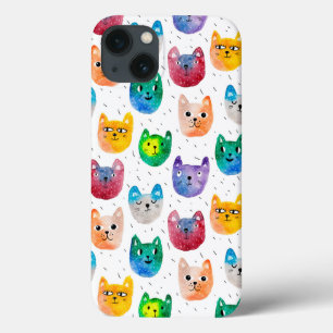 Aquarellkatzen und Freunde Case-Mate iPhone Hülle