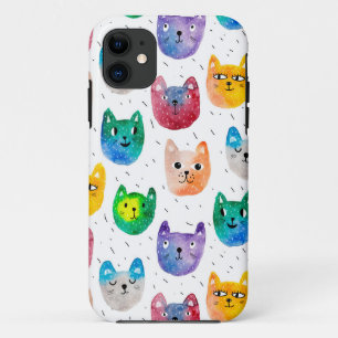 Aquarellkatzen und -freunde Case-Mate iPhone hülle