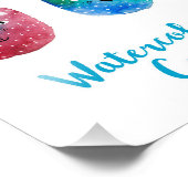 Aquarellkatzen und Freunde Fotodruck (Ecke)