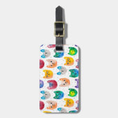 Aquarellkatzen und Freunde Gepäckanhänger (Vorderseite vertikal)