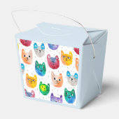 Aquarellkatzen und Freunde Geschenkschachtel (Rückseite)