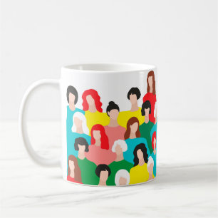 Aquarellkatzen und Freunde Kaffeetasse