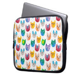 Aquarellkatzen und Freunde Laptopschutzhülle (Vorderseite Links)