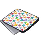 Aquarellkatzen und Freunde Laptopschutzhülle (Vorne Knopf)