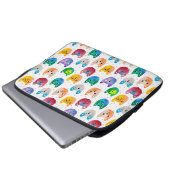 Aquarellkatzen und Freunde Laptopschutzhülle (Vorne Knopf)