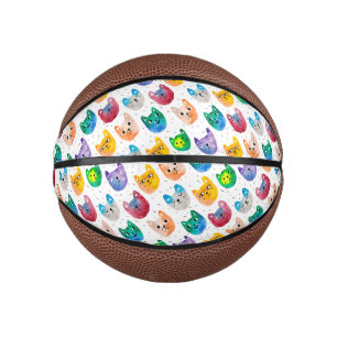 Aquarellkatzen und Freunde Mini Basketball