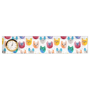 Aquarellkatzen und Freunde Namensplakette