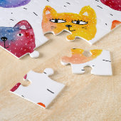 Aquarellkatzen und Freunde Puzzle (Seite)